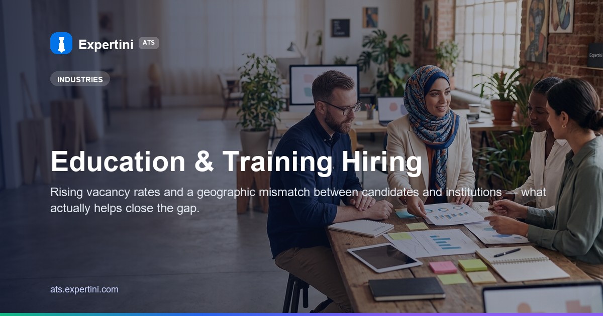 Education & Training Hiring
