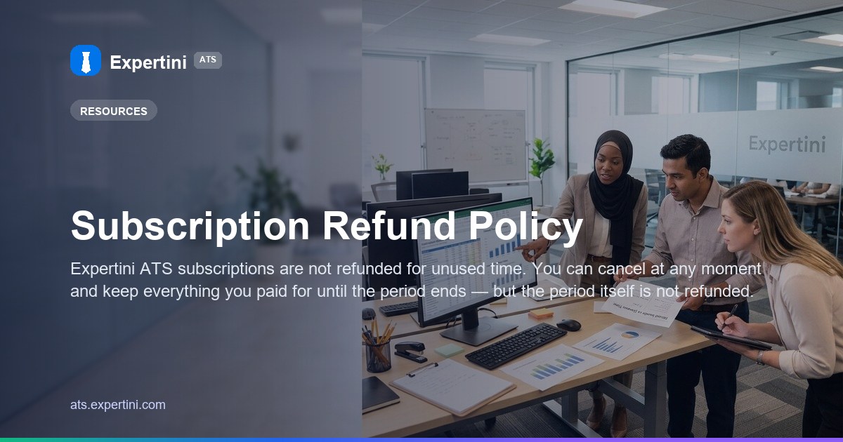 Subscription Refund Policy