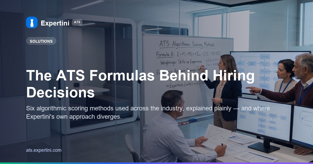 The ATS Formulas Behind Hiring Decisions