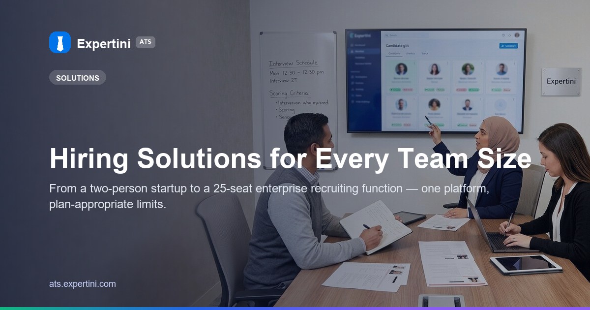 Hiring Solutions for Every Team Size