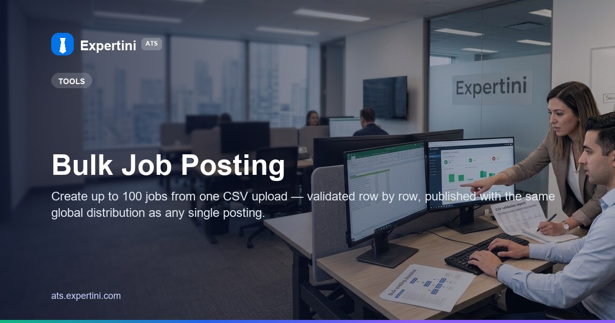 Bulk Job Posting