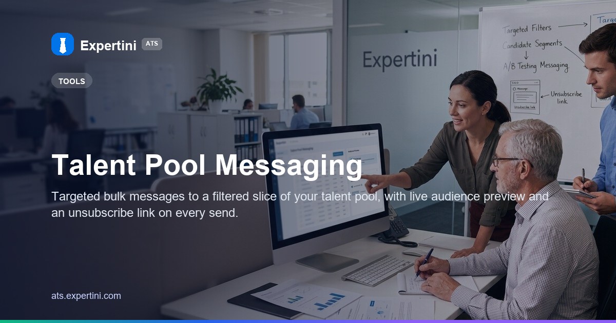 Talent Pool Messaging